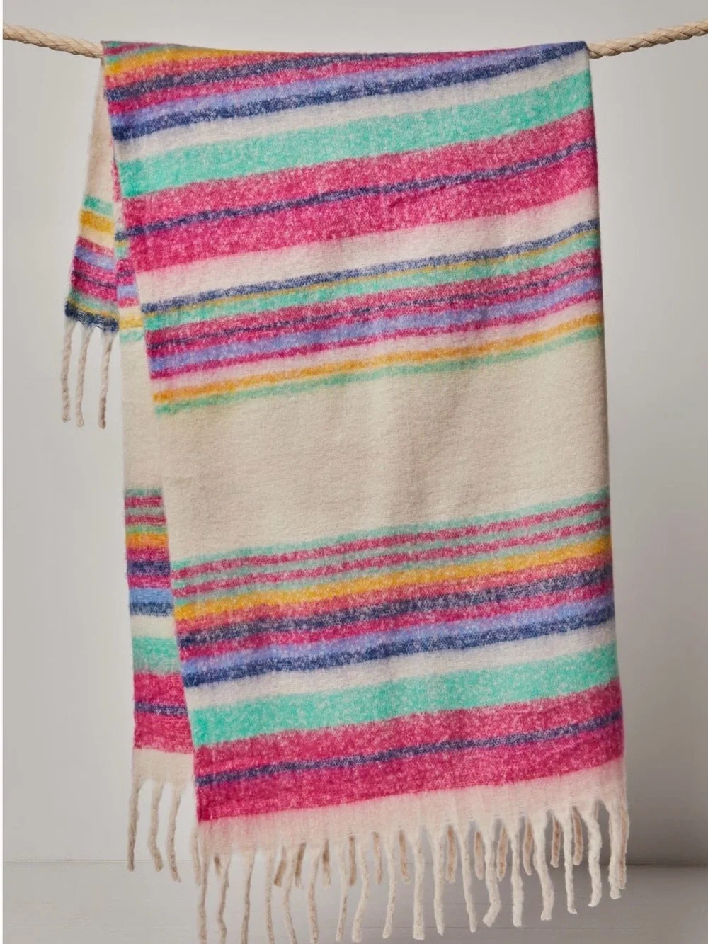 Free People Skye Stripe Blanket Brand New Sealed Throw Blanket. BNWT